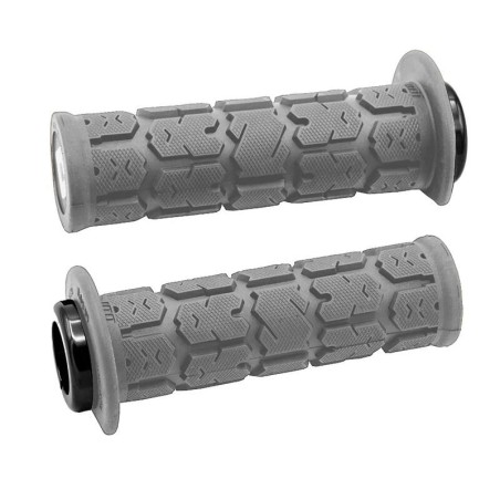 Puños ODI Roque 2.1 Lock-On 125mm Quad / Moto de agua - Gris / Negro