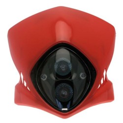 Faro con careta Bihr Viper rojo