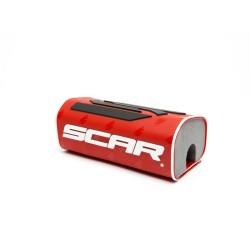 Protector/morcilla de manillar SCAR 3D (para manillar sin barra) - Rojo