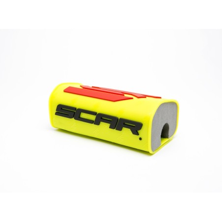 Protector/morcilla de manillar SCAR 3D (para manillar sin barra) - Amarilla