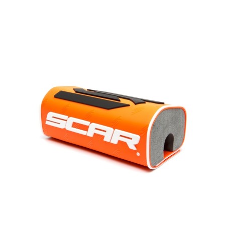 Protector/morcilla de manillar SCAR 3D (para manillar sin barra) - Naranja flúor