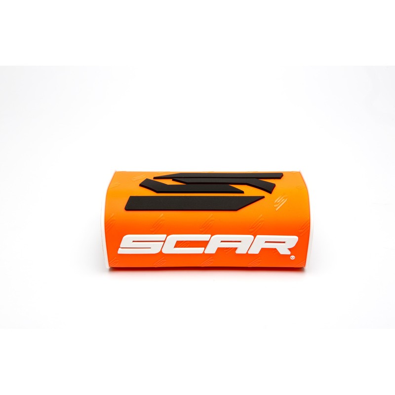 Protector/morcilla de manillar SCAR 3D (para manillar sin barra) - Naranja flúor