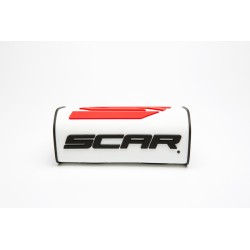 Protector/morcilla de manillar SCAR 3D (para manillar sin barra) - Blanco 2
