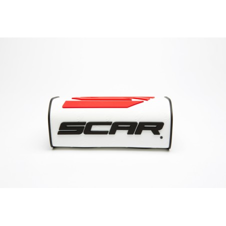 Protector/morcilla de manillar SCAR 3D (para manillar sin barra) - Blanco