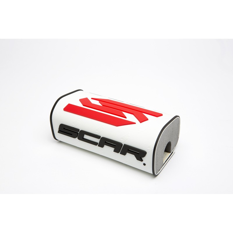 Protector/morcilla de manillar SCAR 3D (para manillar sin barra) - Blanco