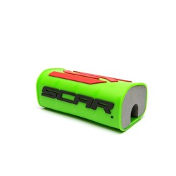 Protector/morcilla de manillar SCAR 3D (para manillar sin barra) - Verde flúor