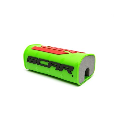 Protector/morcilla de manillar SCAR 3D (para manillar sin barra) - Verde flúor