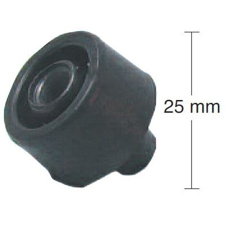 Tope de goma para caballete central 25mm BUZZETTI