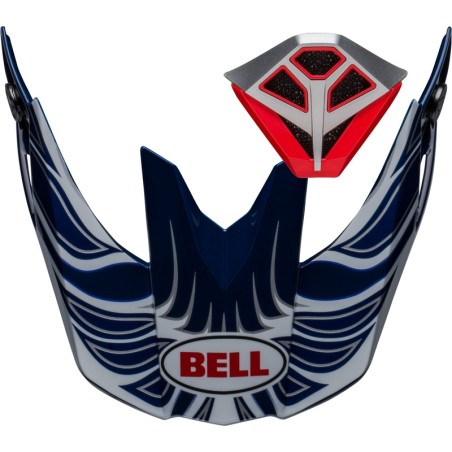 Kit Visera + Mentonera BELL Moto10 Spherical TOMAC - Azul