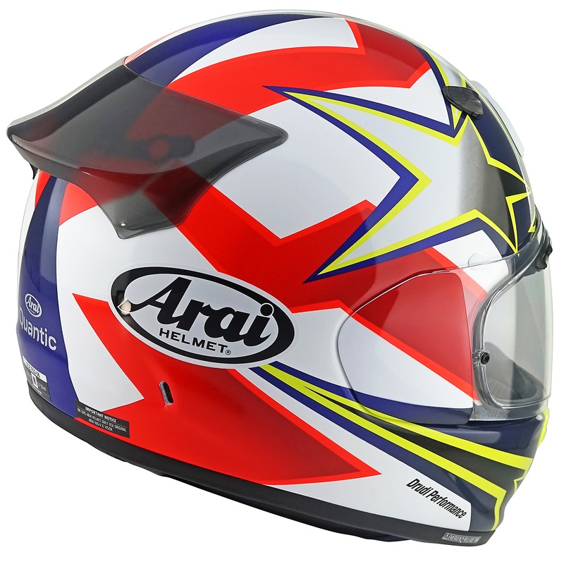 Casco ARAI Quantic Star & Stripes - Rojo