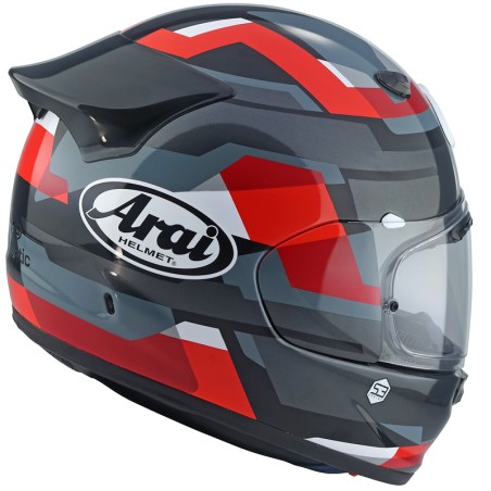 Casco ARAI QUANTIC Abstract - rojo