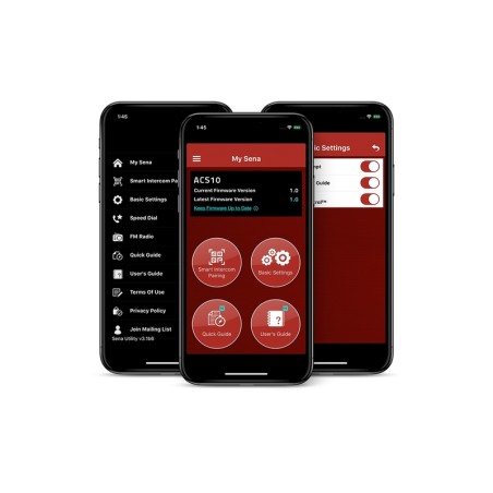 Intercomunicador SENA ACS10 para cascos Arai Quantic / RX-7V / RX-7V EVO / TOUR-X5