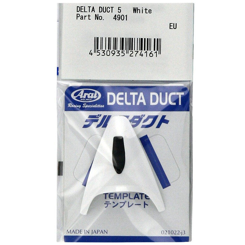 Ventilación superior ARAI DELTA DUCT-5, Blanco (Modelos: RX-7 GP/X-TEND/SZ-RAM-4)