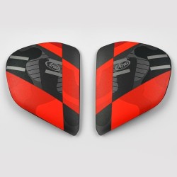 Cubiertas laterales ARAI PATCH Rojo (Compatible sistema VAS-V)
