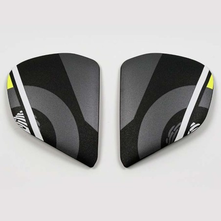 Cubiertas laterales ARAI GENE Amarillo Flúor (Compatible sistema VAS-V)