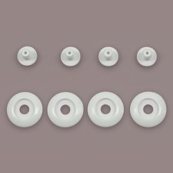 Kit de tornillos protector barbilla ARAI (Casco PENTA PRO), Blanco