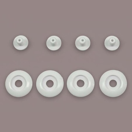 Kit de tornillos protector barbilla ARAI (Casco PENTA PRO), Blanco