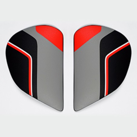 Cubiertas laterales ARAI (Sistema SuperAdSis J), SENSE Rojo (Modelos: AXCES-3)