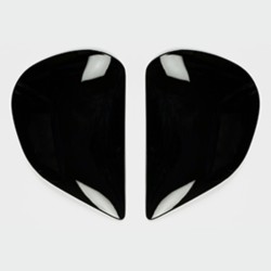 Cubiertas laterales ARAI (Sistema SuperAdSis J), Negro (Modelos: RX-7 GP...)