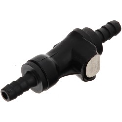 Conexión rápida bloqueo simple Negro BIHR Ø6mm 2