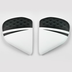 Cubiertas laterales ARAI DYNO Blanco (Compatible sistema VAS-V)