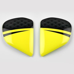 Cubiertas laterales ARAI DYNO Amarillo (Compatible sistema VAS-V)
