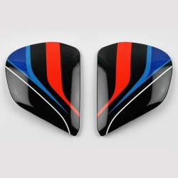 Cubiertas laterales ARAI MAZE Rojo (Compatible sistema VAS-V)