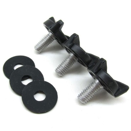 KIT TORNILLOS BELL MX-9 / MX-9 ADVENTURE PLATA (3 UNIDADES)