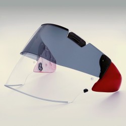 Kit ARAI Pro Shade VAS-Z (Pantalla Transparente+Visor solar), rojo