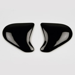 Cubiertas laterales ARAI (Sistema SuperAdSis ZF), Negro (Modelos: SZ-F)