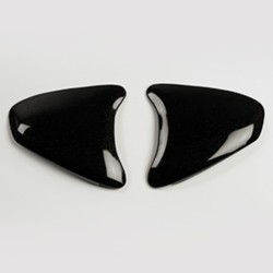 Cubiertas laterales ARAI (Sistema VAS-Z), METALLIC Negro