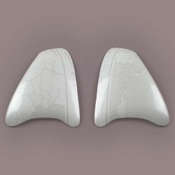 Cubiertas laterales ARAI (Sistema VAS-Z), HARADA TOUR Blanco