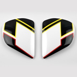 Cubiertas laterales ARAI STRIKER Blanco (Compatible sistema VAS-V)