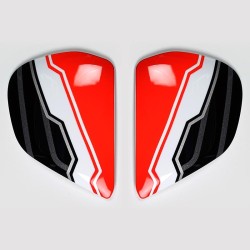 Cubiertas laterales ARAI MAMOLA EDGE Rojo (Compatible sistema VAS-V)
