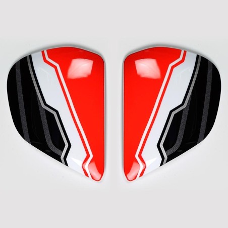 Cubiertas laterales ARAI MAMOLA EDGE Rojo (Compatible sistema VAS-V)