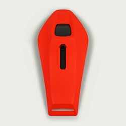 Ventilación frontal ARAI DUAL FLOW, METALLIC Naranja Flúor