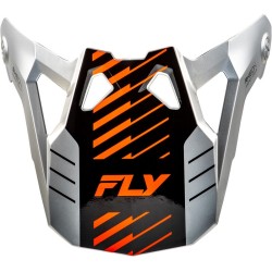 Visera FLY RACING para casco Formula CP Slice - Gris / Naranja / Negro
