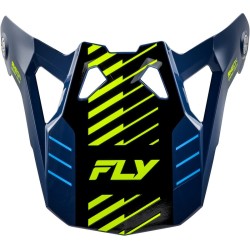 Visera FLY RACING para casco Formula CP Slice - Navy / Hi-Vis / Blanco
