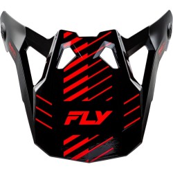 Visera FLY RACING para casco Formula CP Slice - Gris / Rojo / Negro