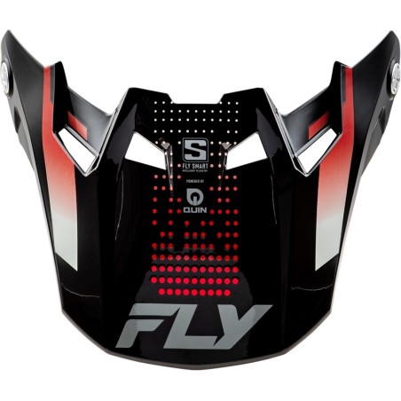 Visera FLY RACING para casco Formula S Carbon Protocol - Carbono negro / Rojo
