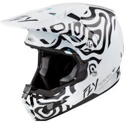 Visera FLY RACING para casco Formula S Carbon Protocol - Carbono negro / Gris / Hi-Vis