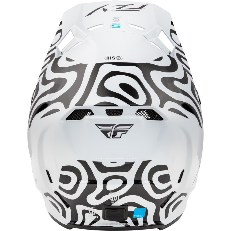Visera FLY RACING para casco Formula S Carbon Protocol - Carbono negro / Gris / Hi-Vis