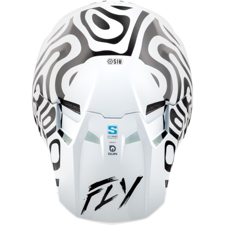 Visera FLY RACING para casco Formula S Carbon Protocol - Carbono negro / Gris / Hi-Vis