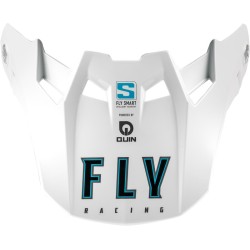 Visera FLY RACING para casco Formula S Carbon Solid - Blanco