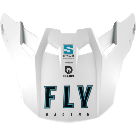 Visera FLY RACING para casco Formula S Carbon Solid - Blanco