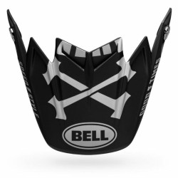Visera Bell Moto-9 Flex FASTHOUSE WRWF Negro/Blanco/Gris