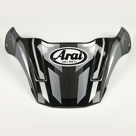 Visera ARAI (TOUR-X4), DEPART METALLIC Gris