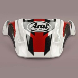 Visera ARAI (TOUR-X4), DEPART METALLIC Rojo