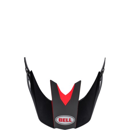 Visera BELL Moto-10 - Satin/Gloss Black/Red