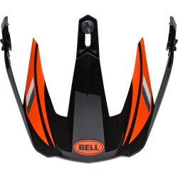 Visera BELL MX-9 Adventure Mips - Alpine Gloss Black/Orange
